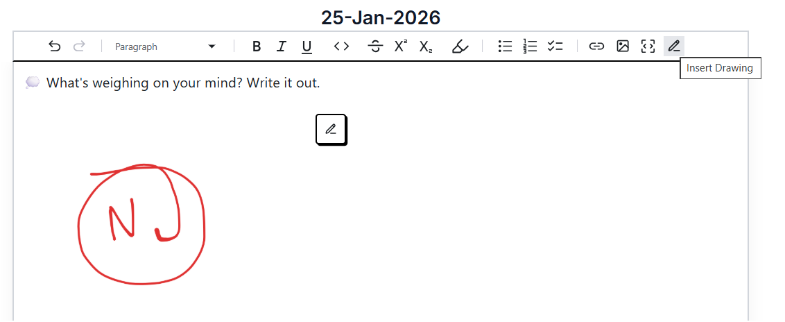 Insert drawings into cards